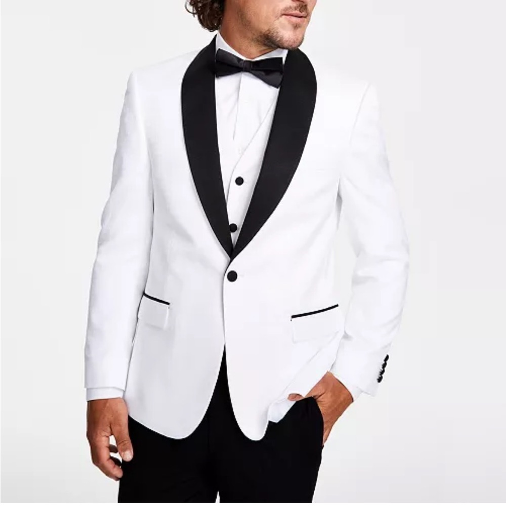 Alfani slim fit tuxedo jacket, size 36S, worn once